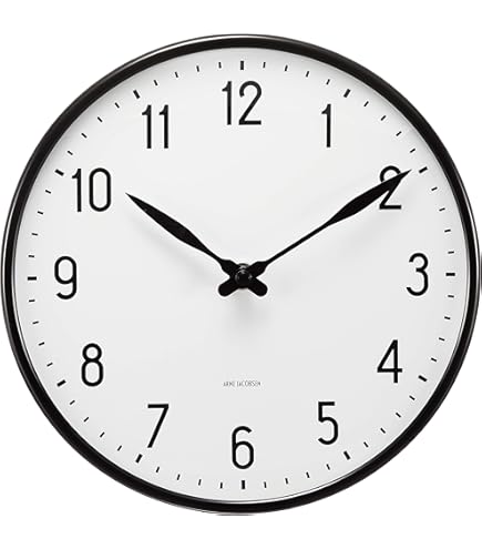 Amazon.co.jp: ARNE JACOBSEN 21cm 掛け時計 北欧デザイン (秒針のない